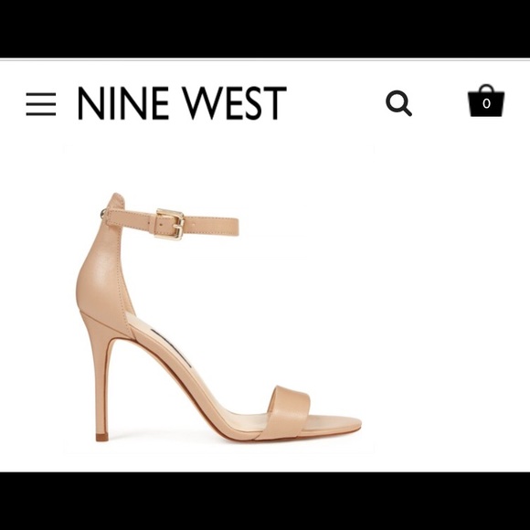 Nine West Shoes - Nine West Mana Ankle strap sandals size 7 nude